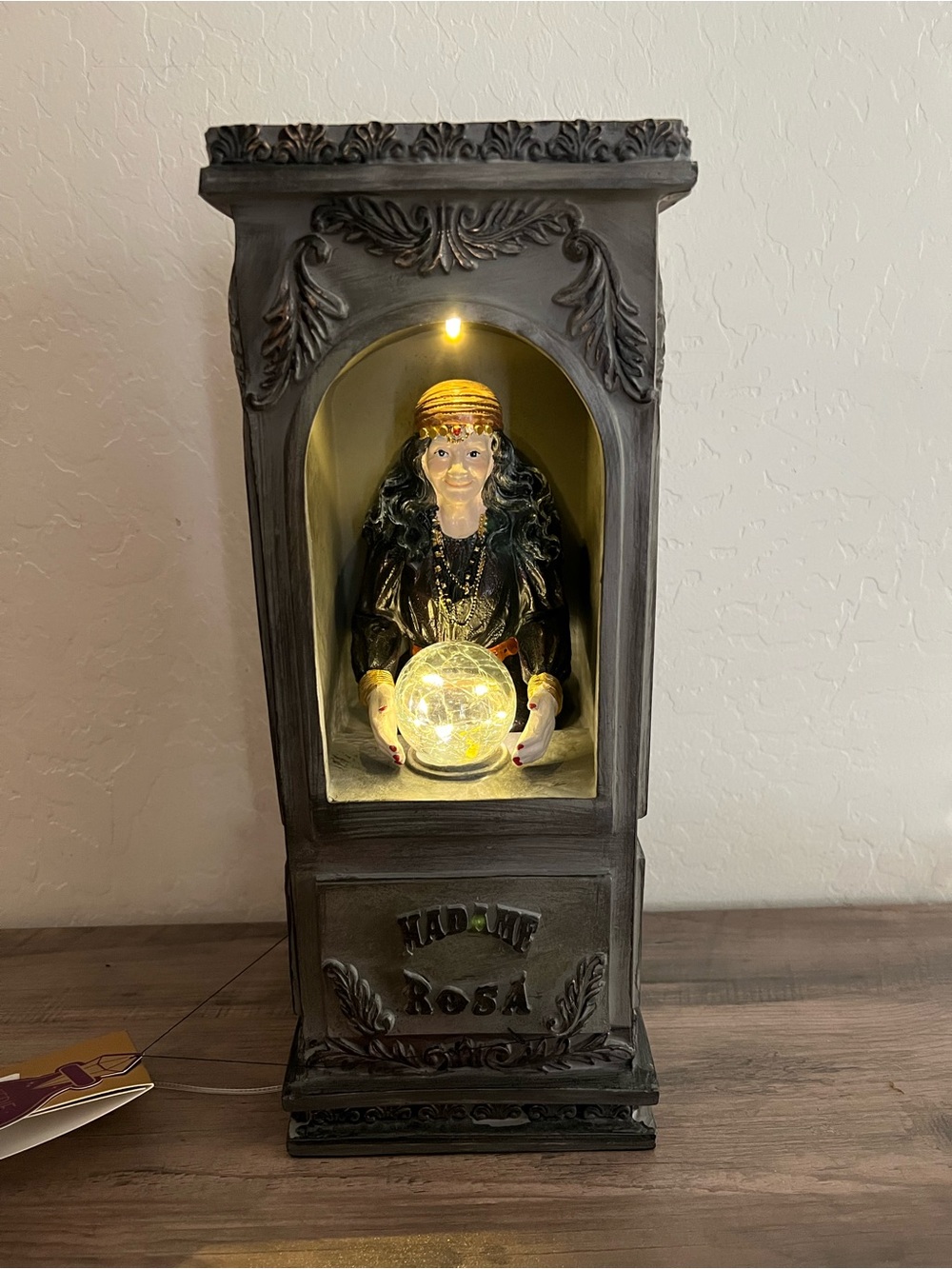 Madame Rosa Black and Gray Fortune Teller Decor